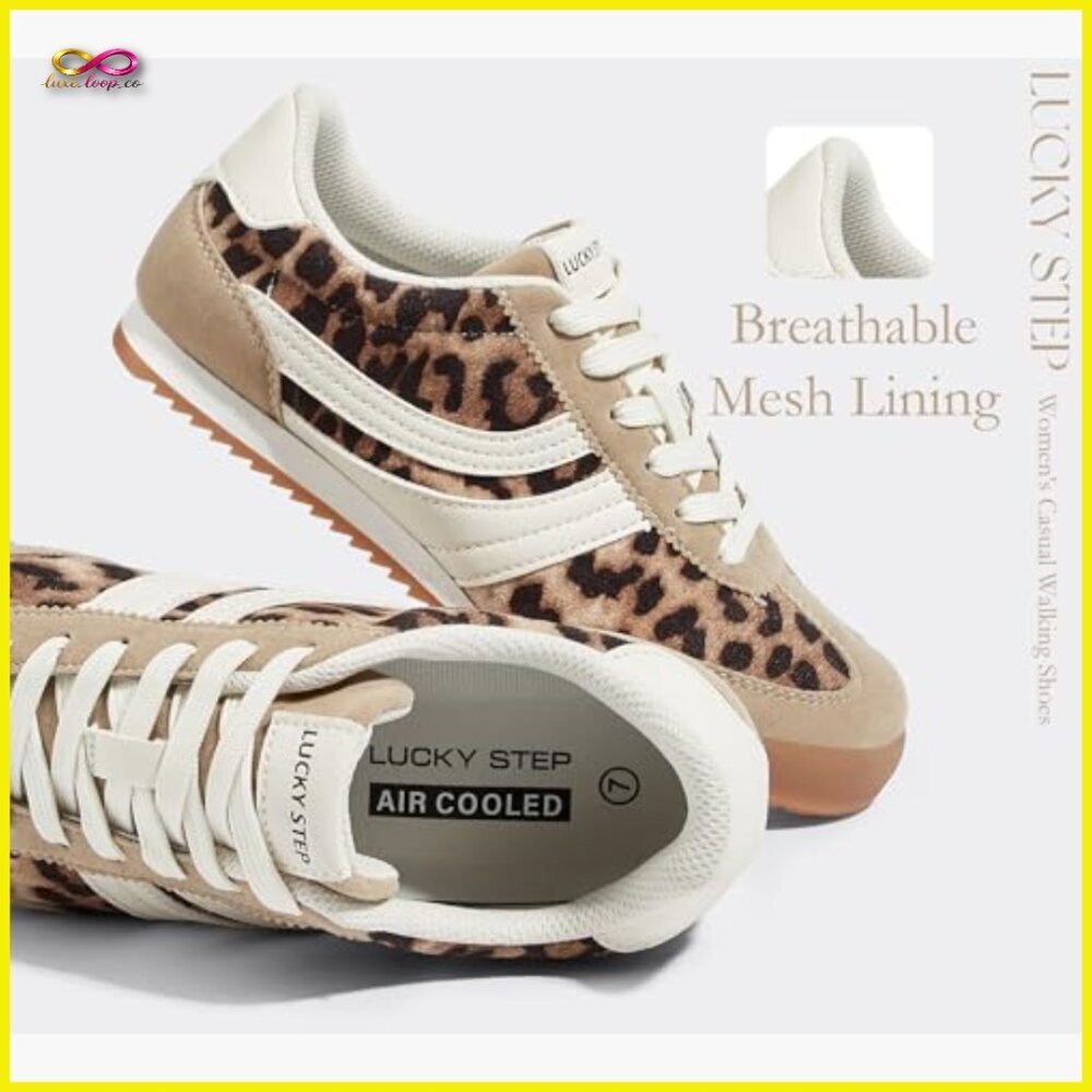 Retro Fashion Sneakers Lightweight Lace Up Athletic Shoes Thin Sole Gym Wear - Picture 3 of 7